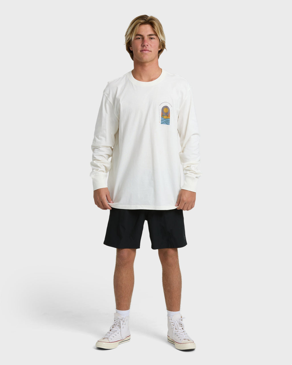 New View Adiv Premium Long Sleeve T-Shirt - Off White