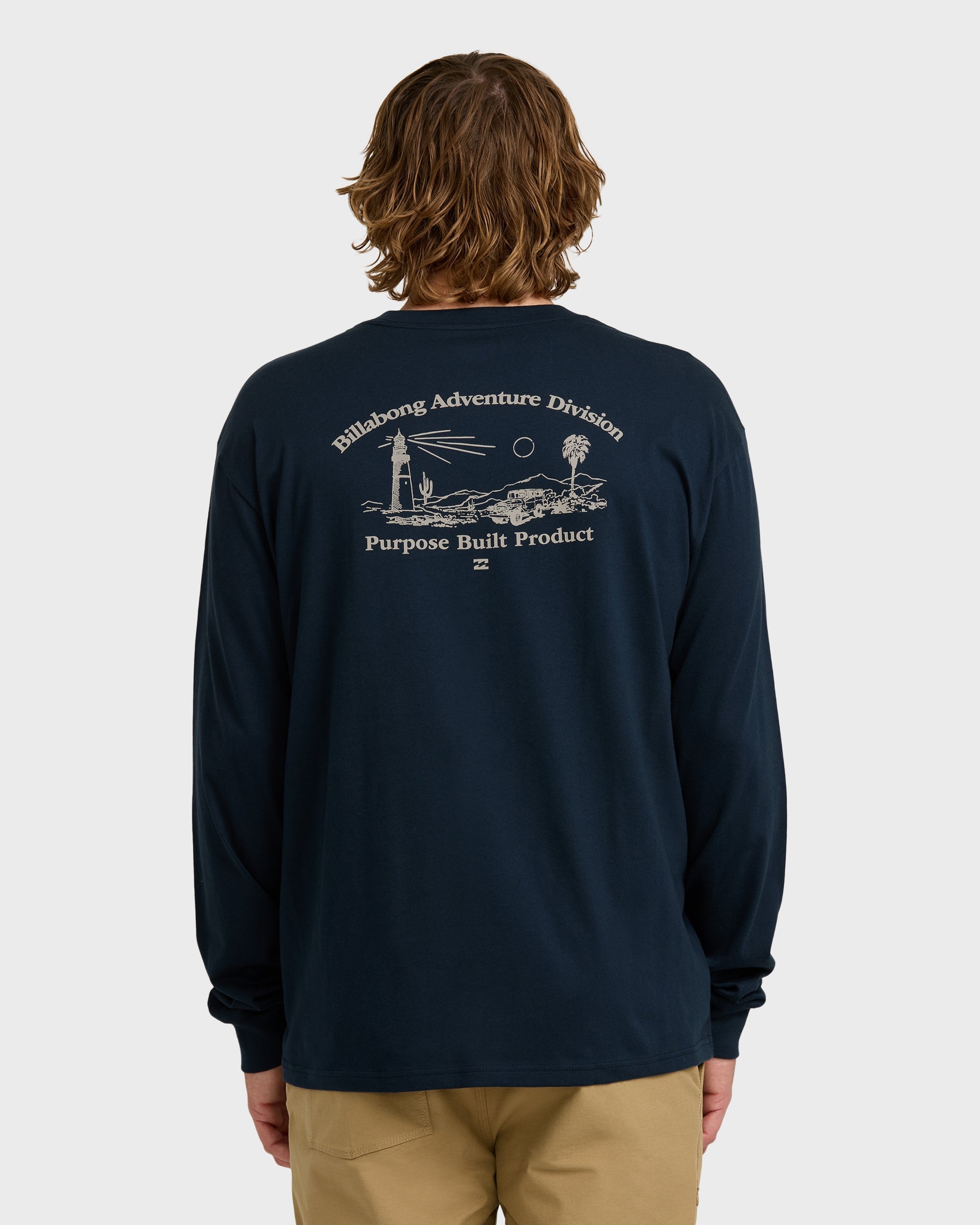 A/Div Scenic Route Long Sleeve T-Shirt - Navy