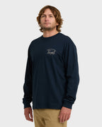 A/Div Scenic Route Long Sleeve T-Shirt - Navy