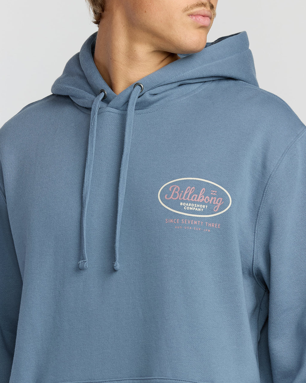 Short Sands Pullover Hoodie - Steel Blue