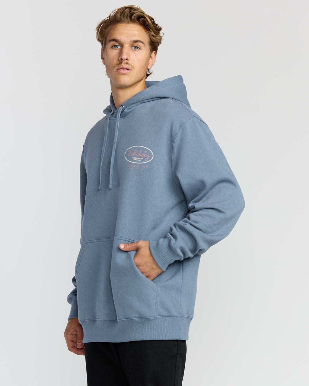 Short Sands Pullover Hoodie - Steel Blue