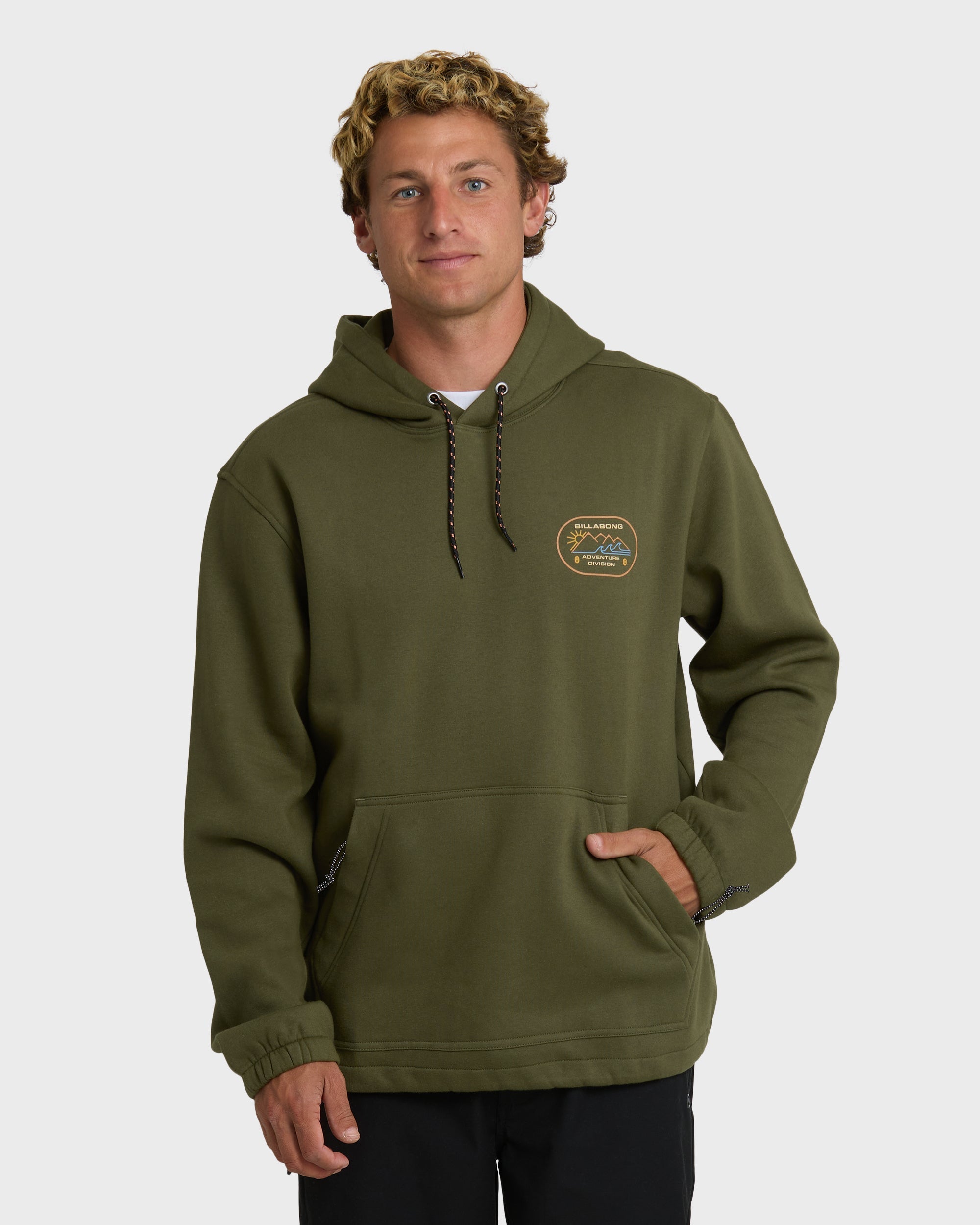 A/Div Compass Pullover Hoodie - Winter Moss