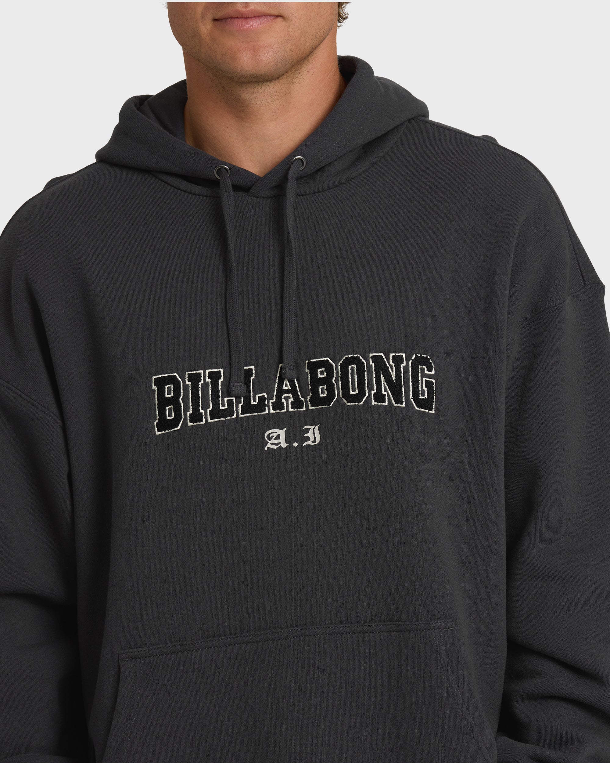 A.I. Forever Applique Hoodie - Black