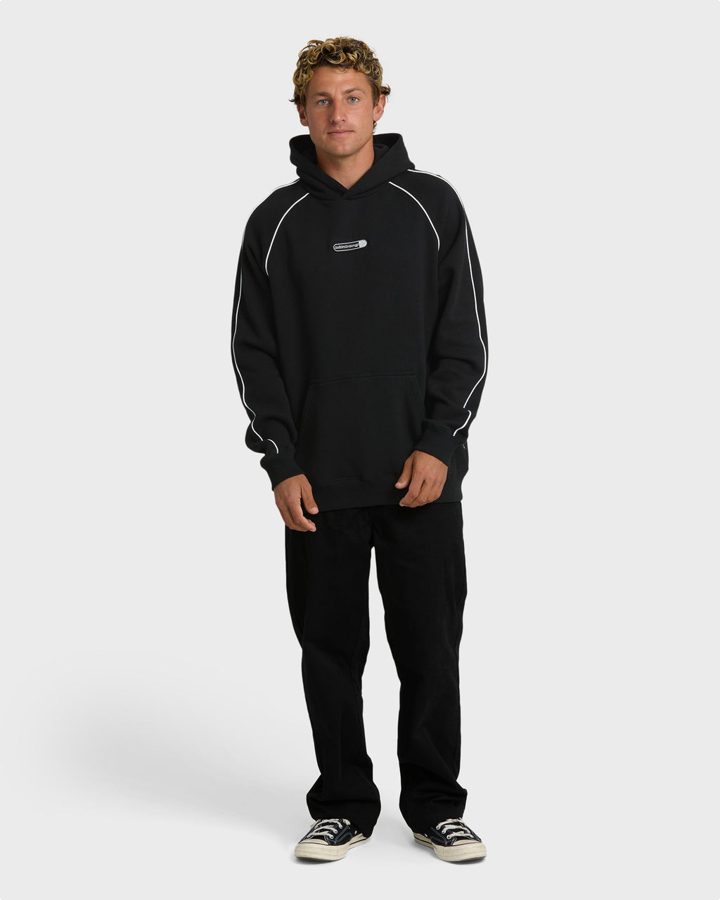 Spec 73 Orbit Pop Pullover Hoodie - Black