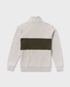 Bad Dog 3/4 Zip Mockneck Sweatshirt - Sand Htr