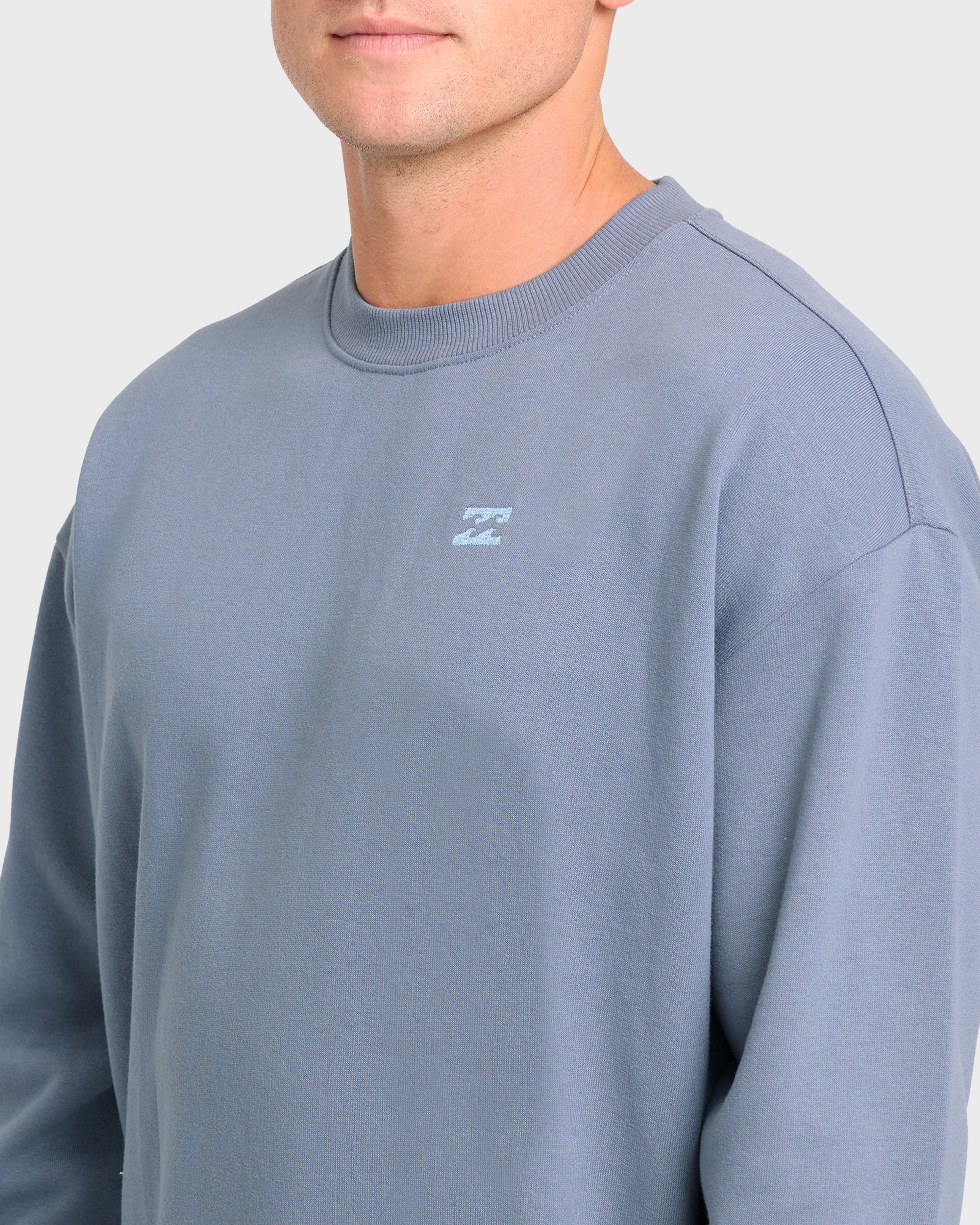 Rhodes Crewneck Sweatshirt - Denim Chambray