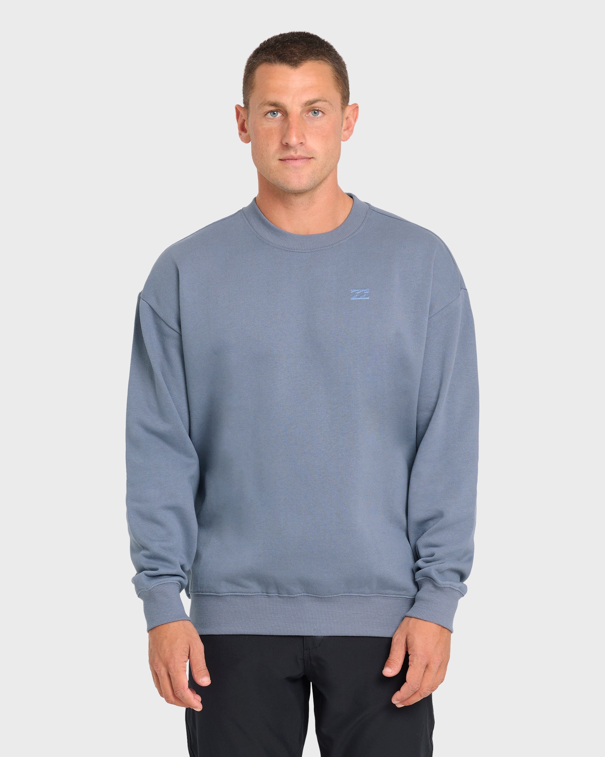 Rhodes Crewneck Sweatshirt - Denim Chambray