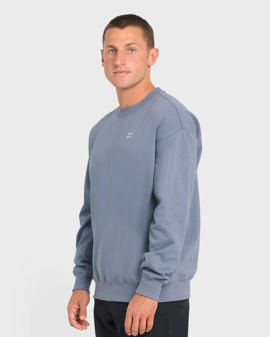 Rhodes Crewneck Sweatshirt - Denim Chambray
