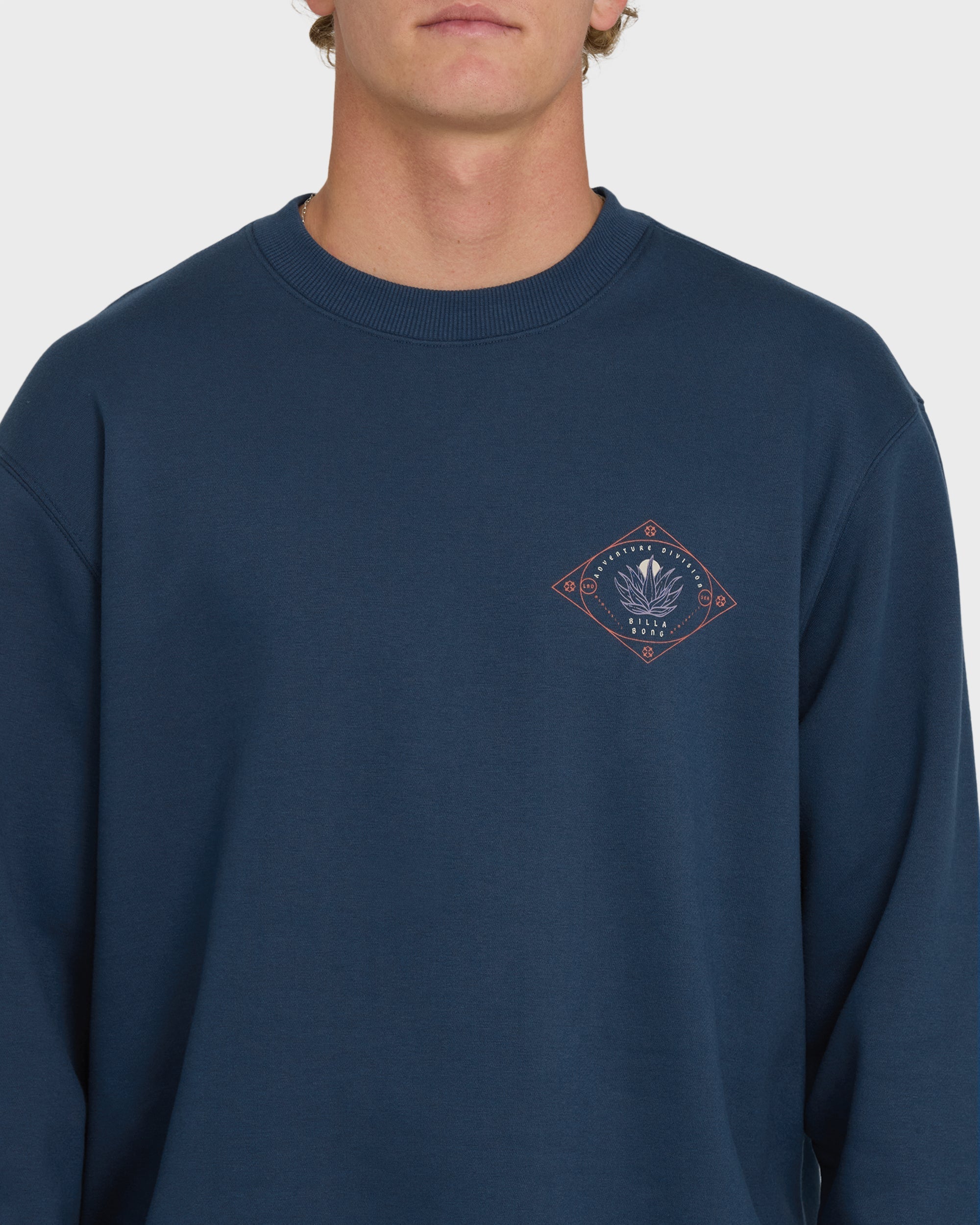 Compass Crewneck Sweatshirt - Dark Blue