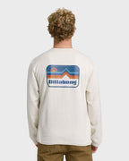 Compass Crewneck Sweatshirt - Oatmeal Heather.