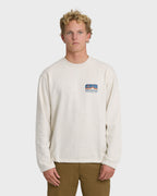 Compass Crewneck Sweatshirt - Oatmeal Heather.