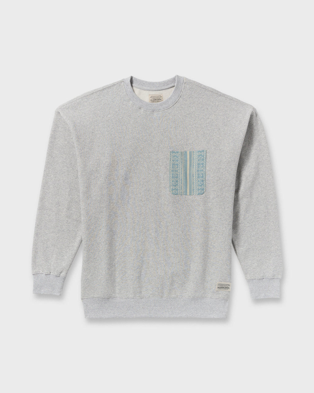 Austin Garage Crew Sweatshirt - Lt Grey Htr