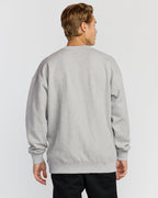 Austin Garage Crew Sweatshirt - Lt Grey Htr
