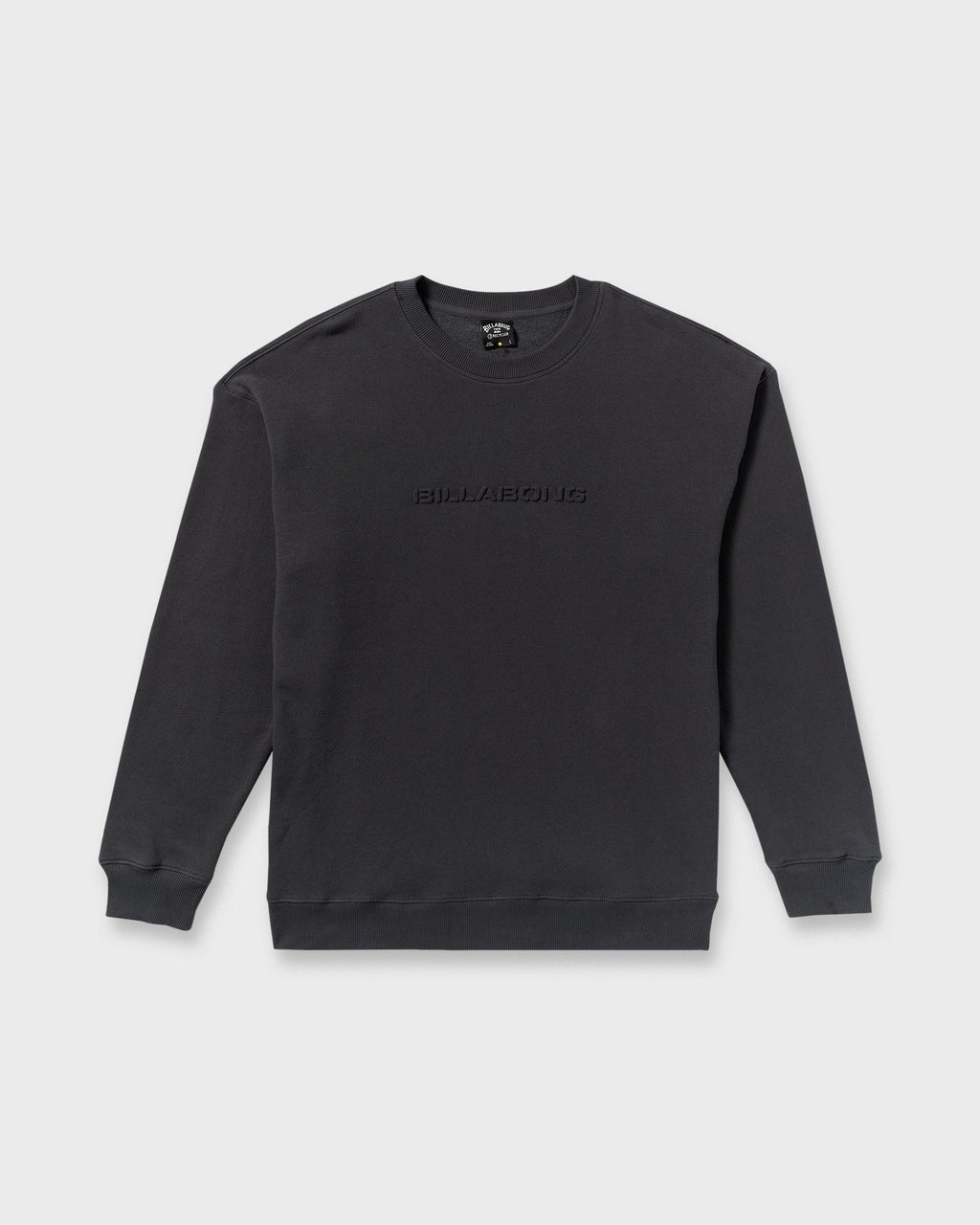 Iconic Emboss Crewneck Sweatshirt - Black