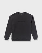 Iconic Emboss Crewneck Sweatshirt - Black