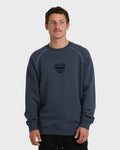 Bio Fleece Crewneck Sweatshirt - Vintage Navy