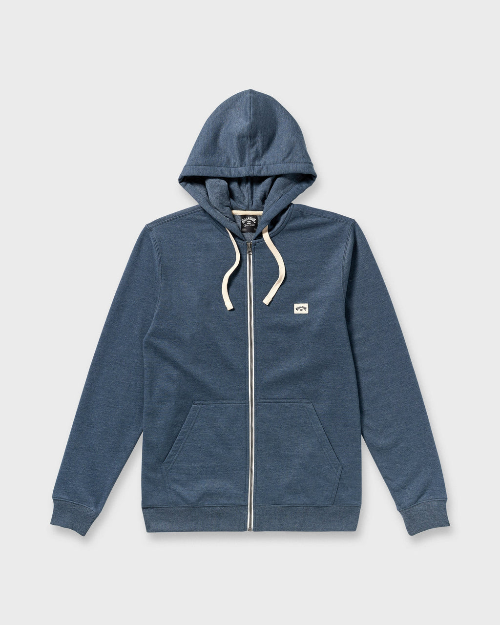 All Day Zip Front Hoodie - Midnight Blue