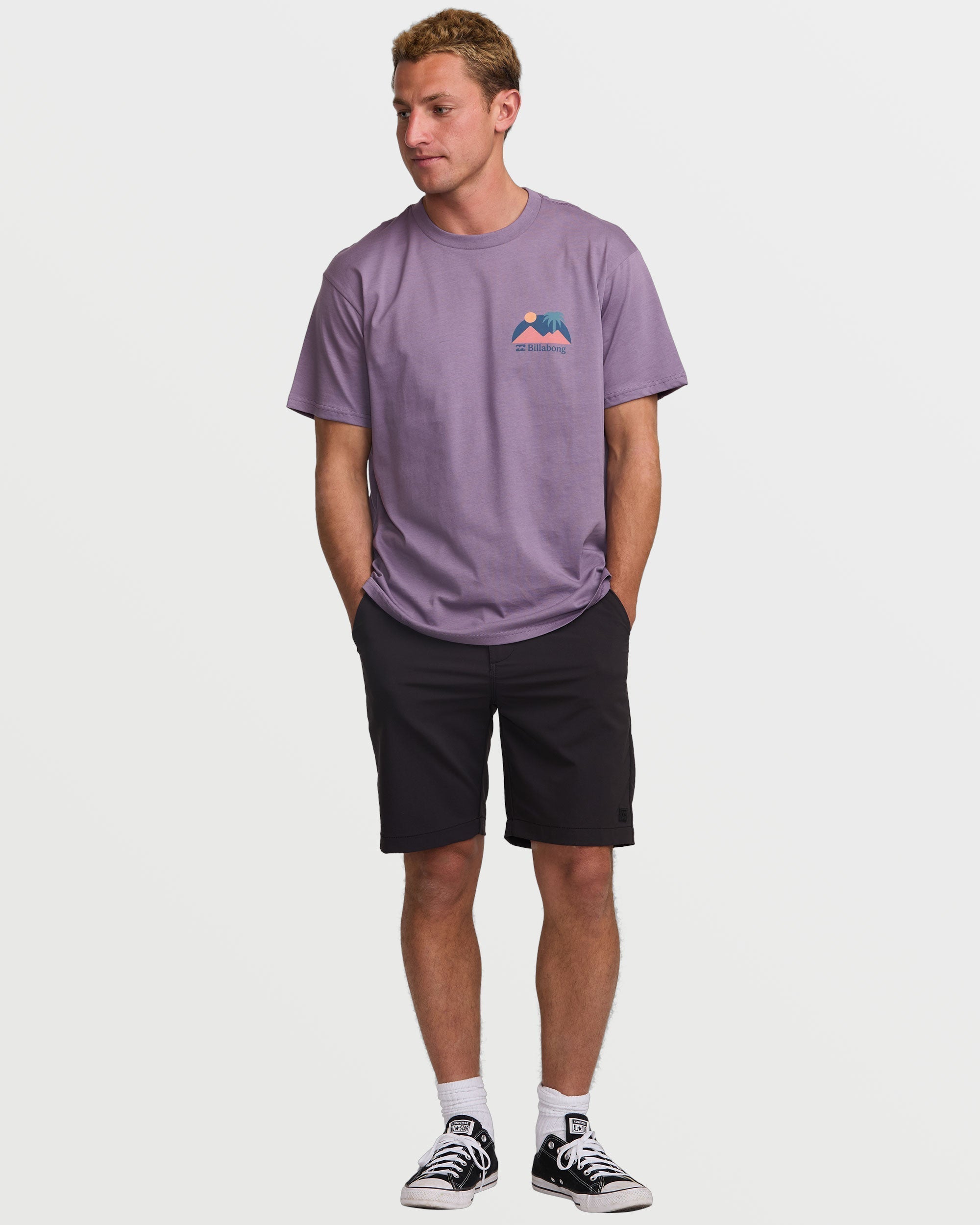 Sun Down A/Div Tee - Lavender