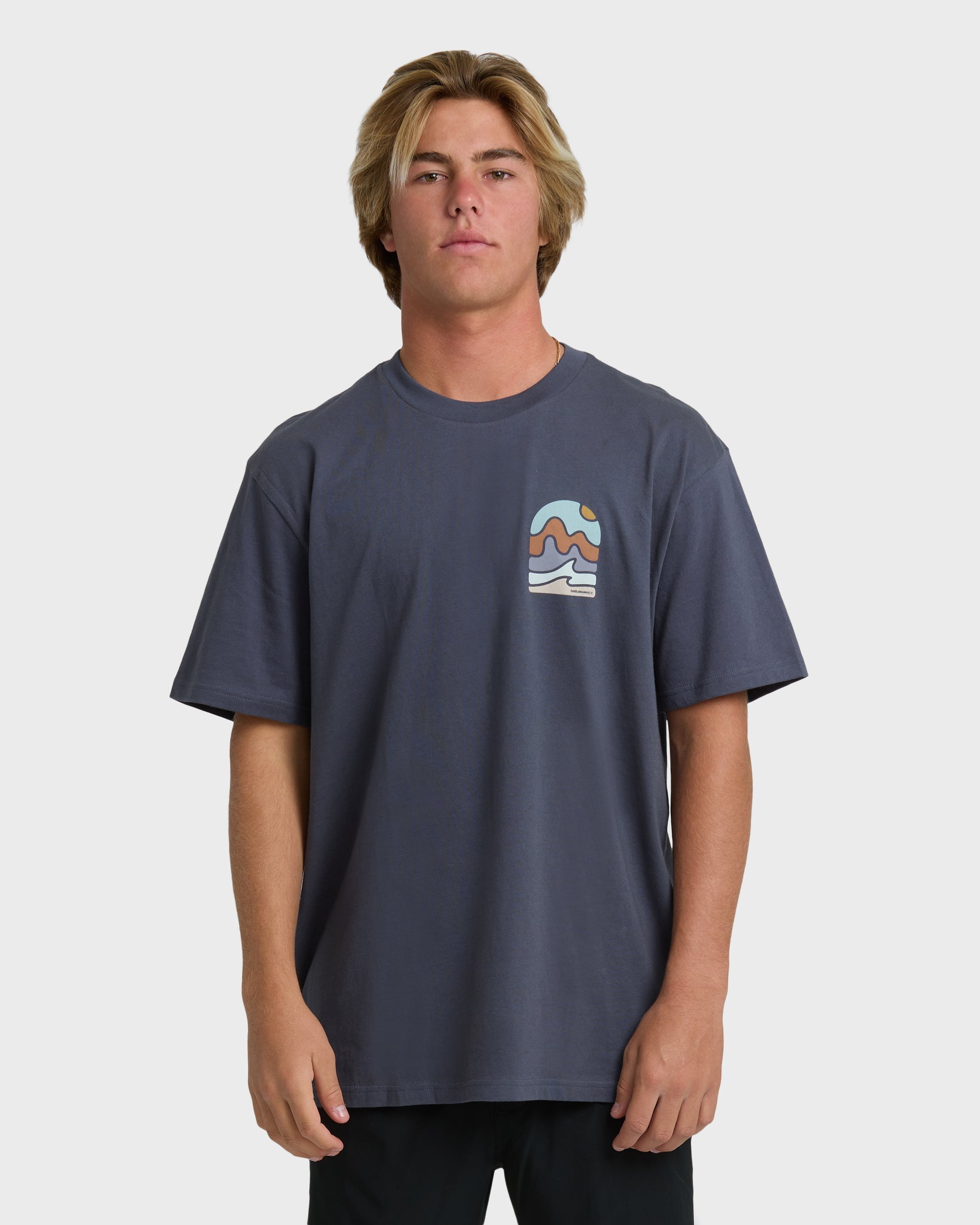 Sun Down Adiv Premium Short Sleeve T-Shirt - Graystone