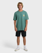 Sun Down Adiv Premium Short Sleeve T-Shirt - Sea Green