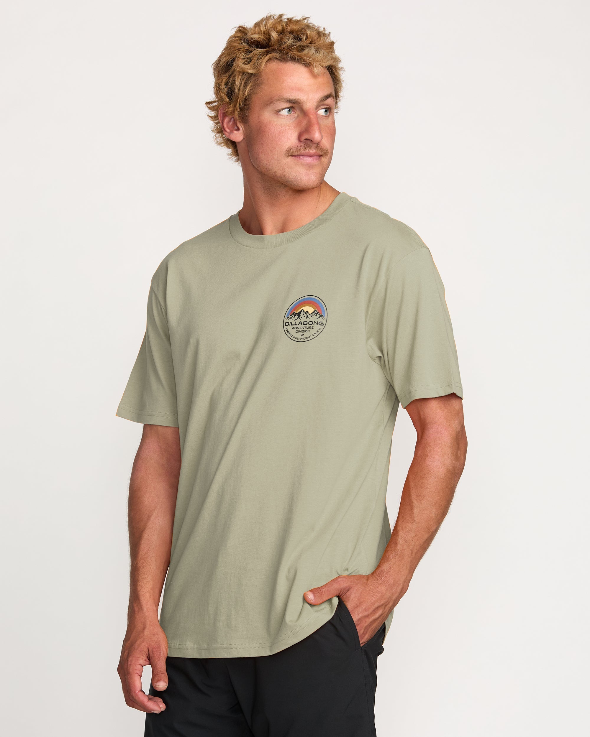 Rockies A/Div Short Sleeve T-Shirt - Sage Heather