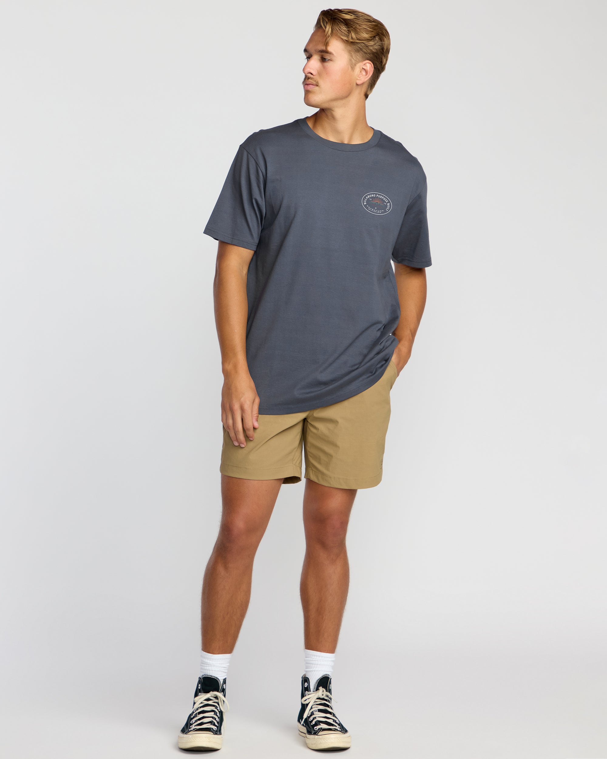 Sierras A/Div Short Sleeve T-Shirt - Midnight Blue