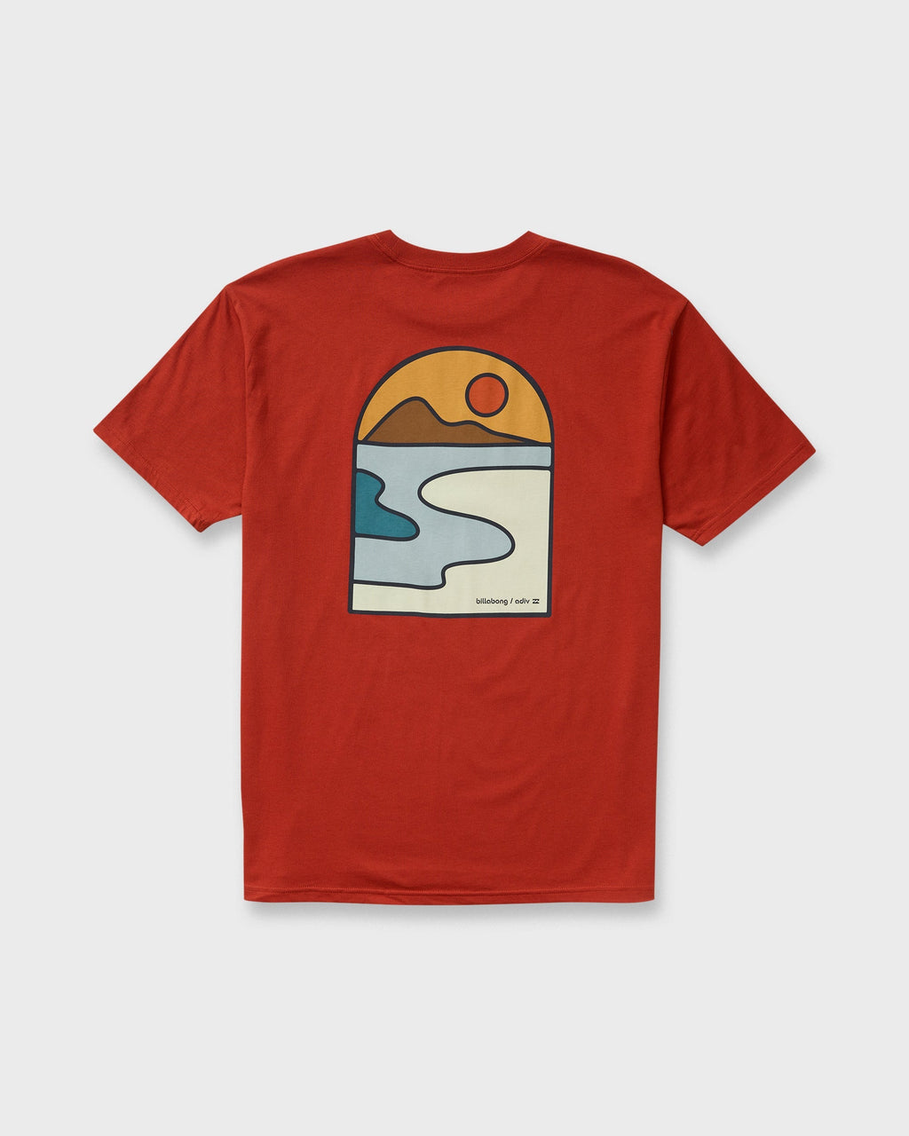 A/Div Sundown Short Sleeve T-Shirt - Brick