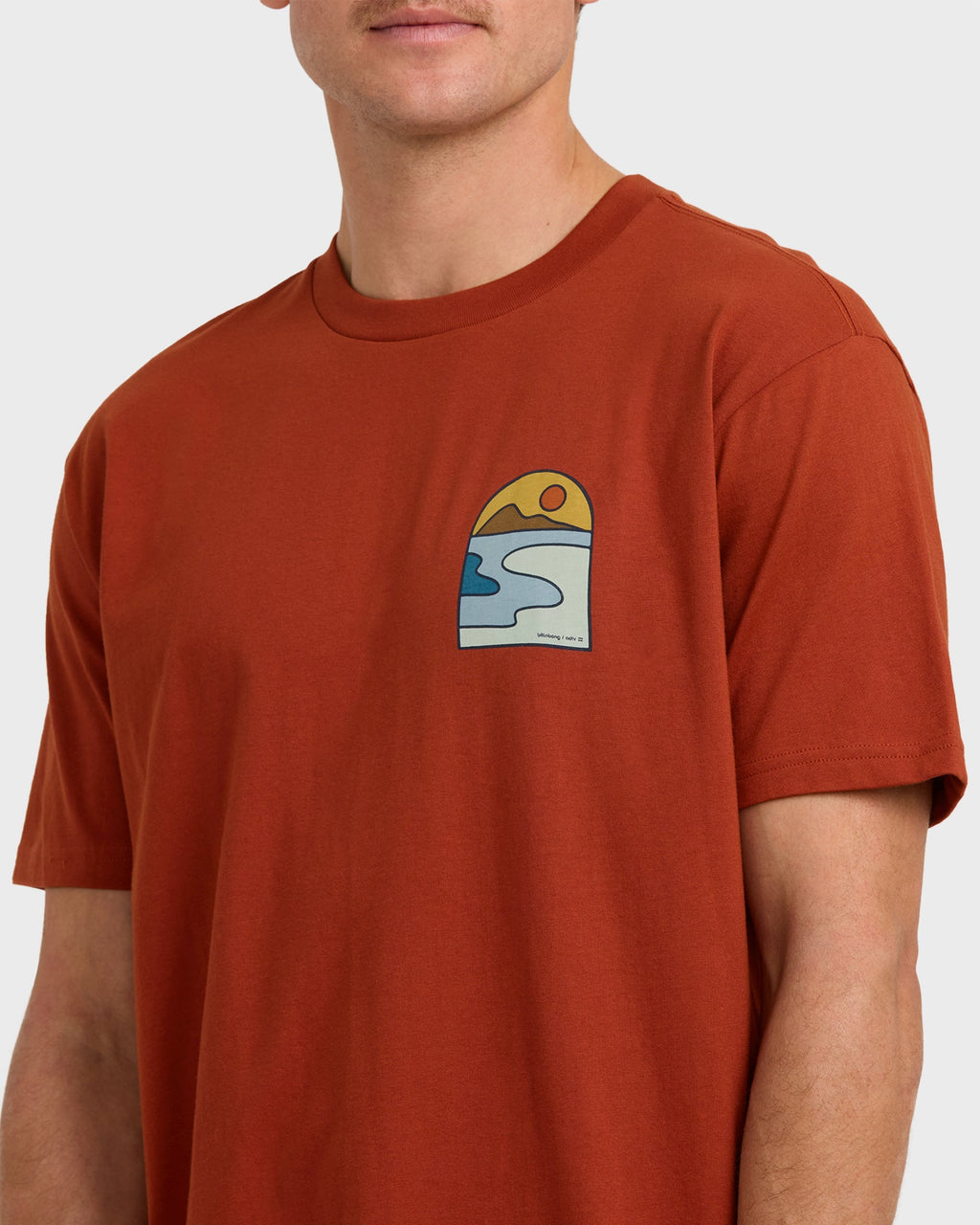 A/Div Sundown Short Sleeve T-Shirt - Brick