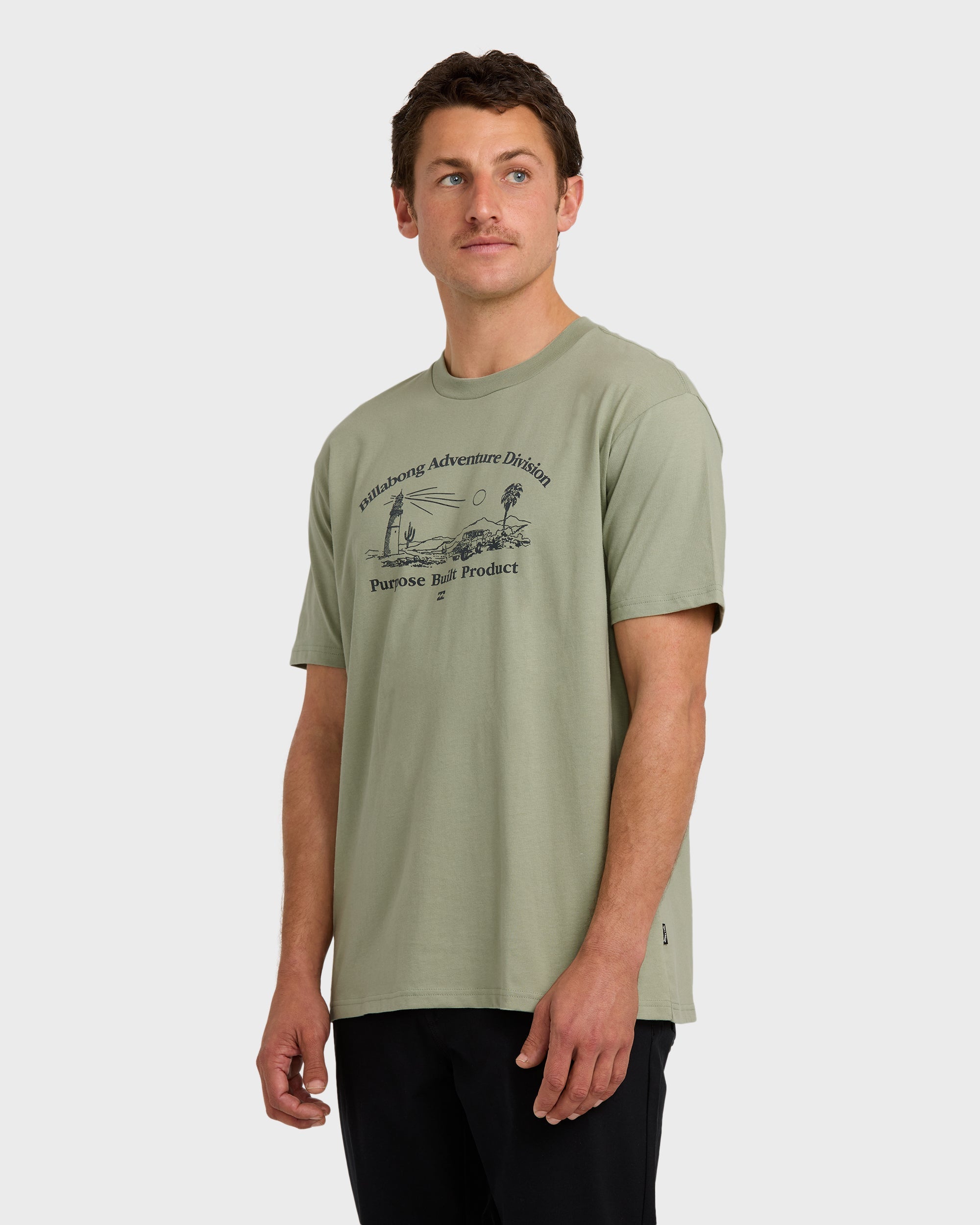 A/Div Scenic Route Short Sleeve T-Shirt - Seagrass