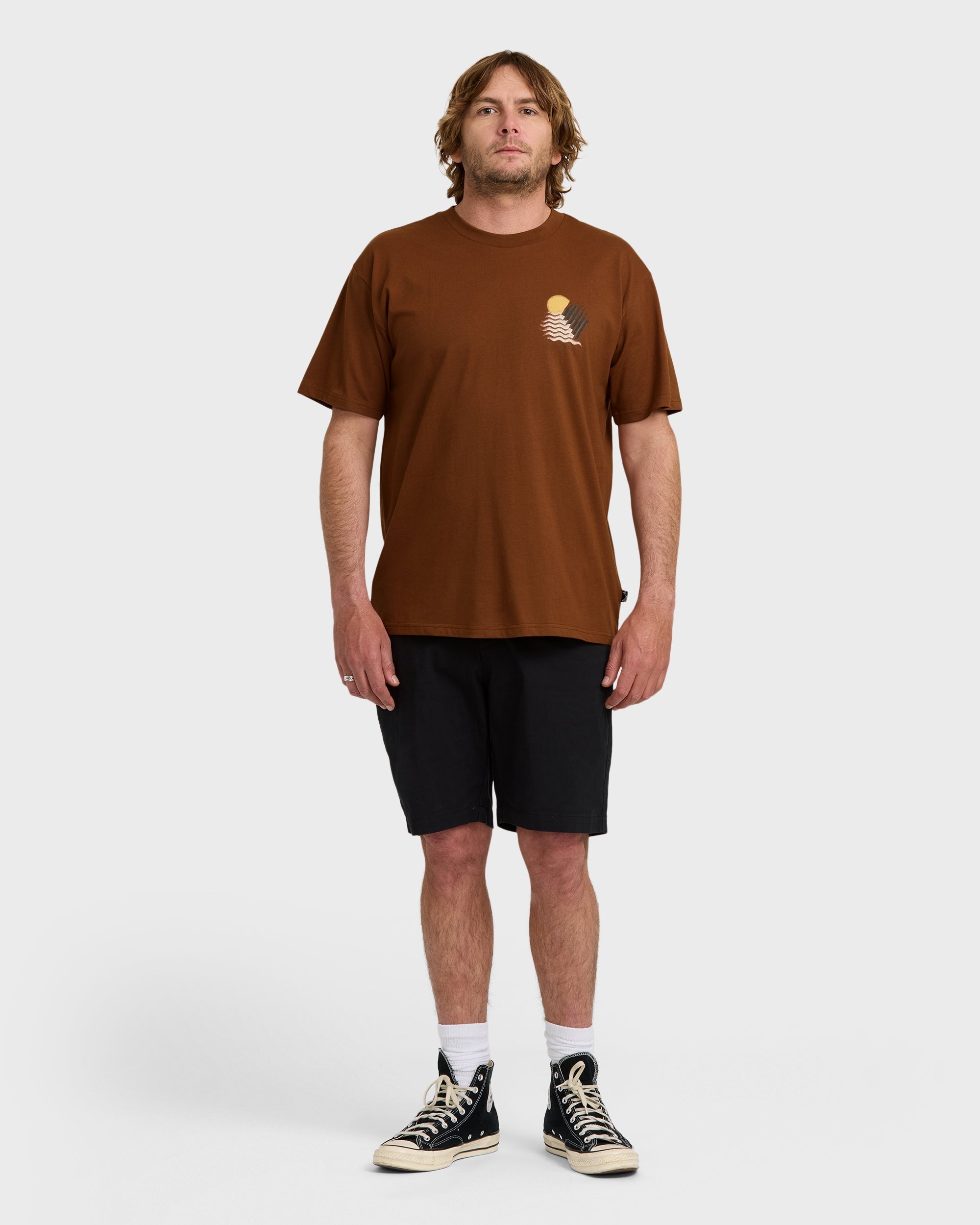 Canyons Regular Short Sleeve T-Shirt - Rust