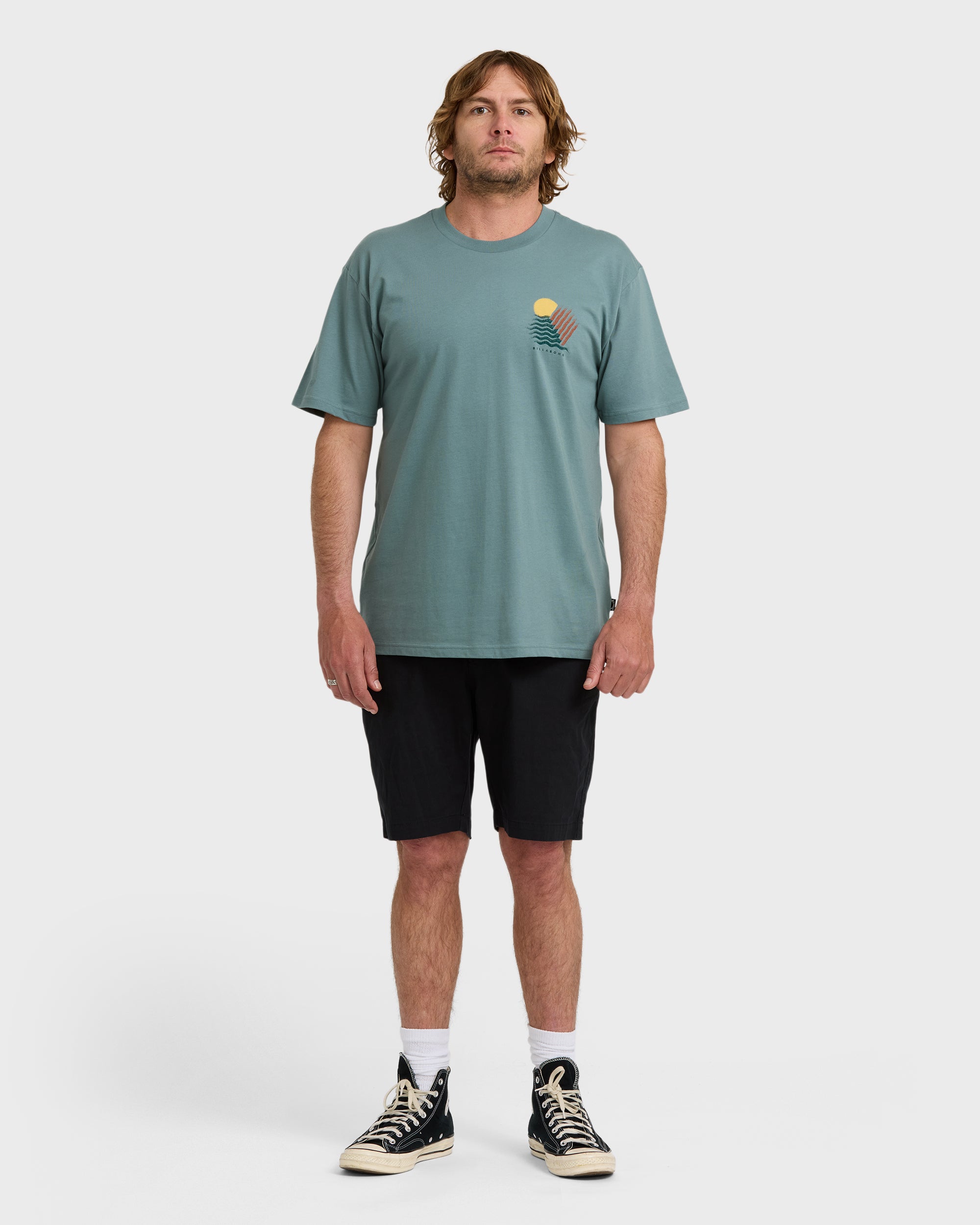 Canyons Regular Short Sleeve T-Shirt - Sea Blue