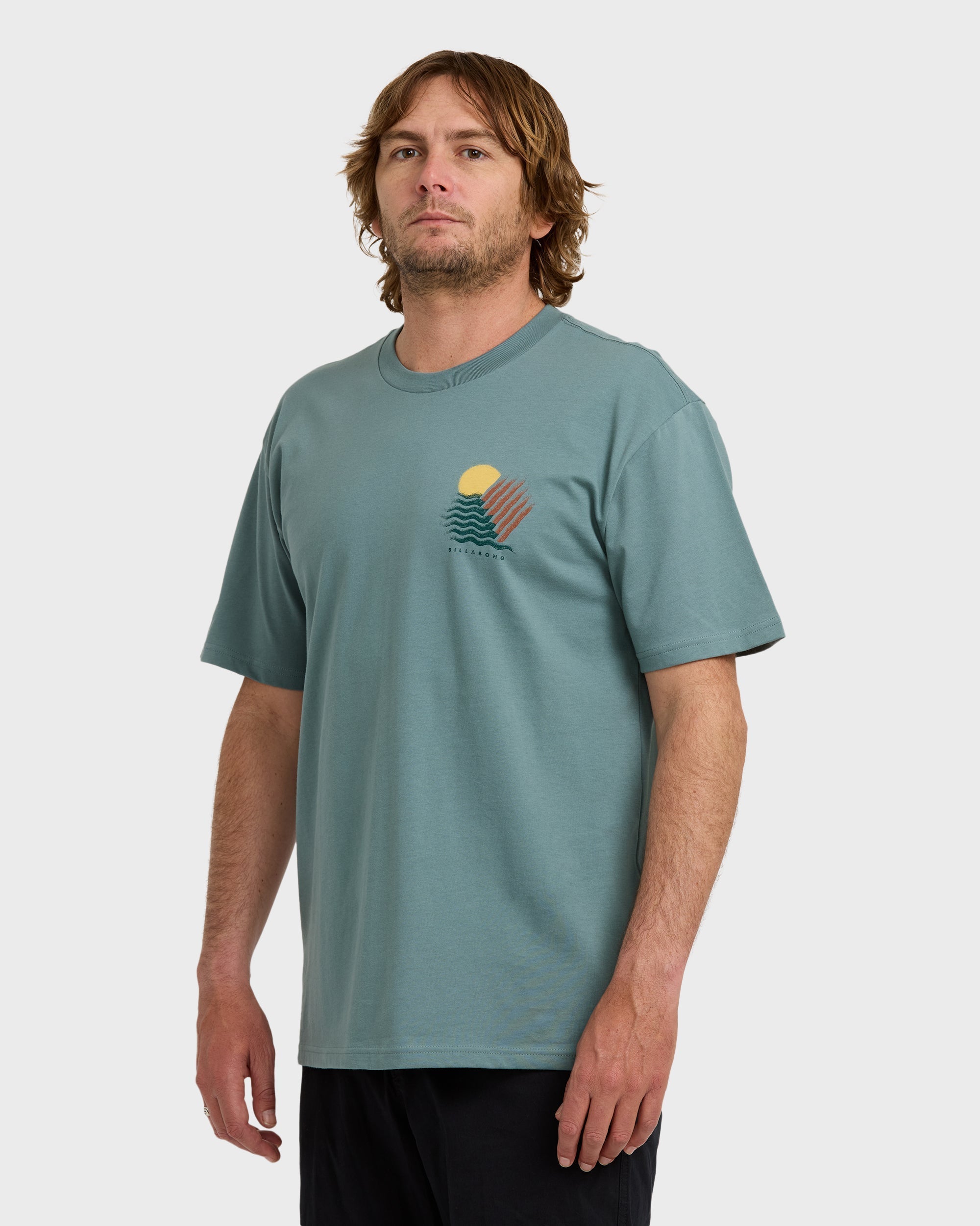 Canyons Regular Short Sleeve T-Shirt - Sea Blue