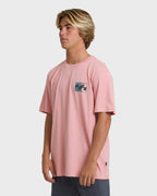 Crayon Wave Premium Short Sleeve T-Shirt - Vintage Pink