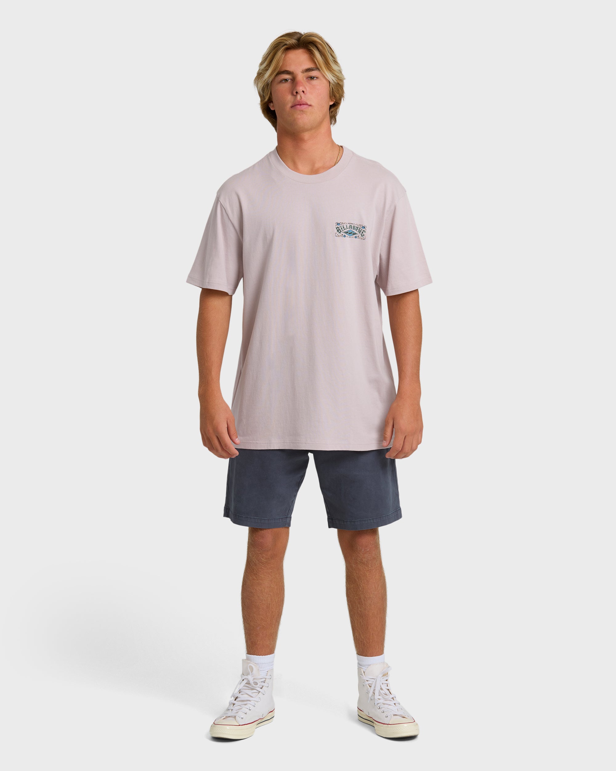Heritage Arch Premium Short Sleeve T-Shirt - Dusty Purple