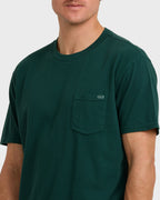 Essential Premium Wave Wash T-Shirt - Forest
