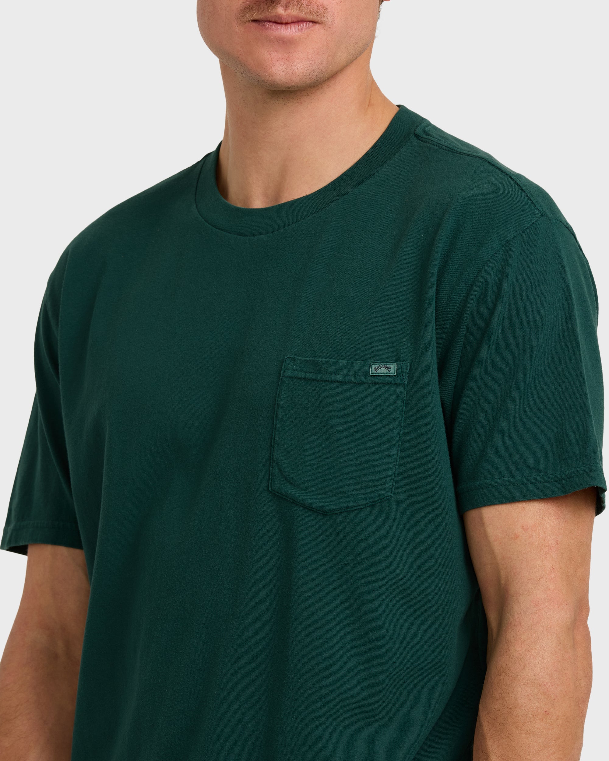 Essential Premium Wave Wash T-Shirt - Forest
