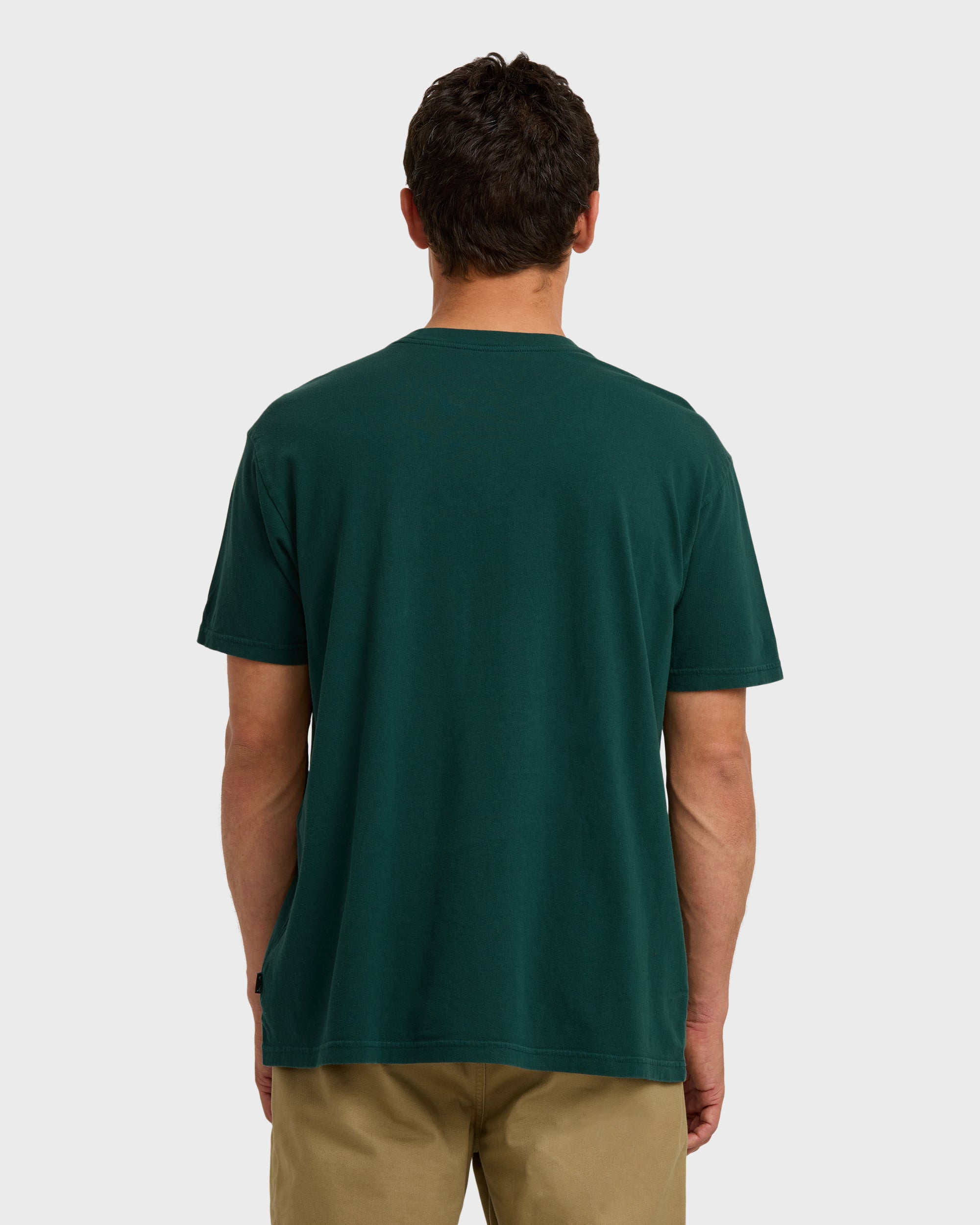 Essential Premium Wave Wash T-Shirt - Forest