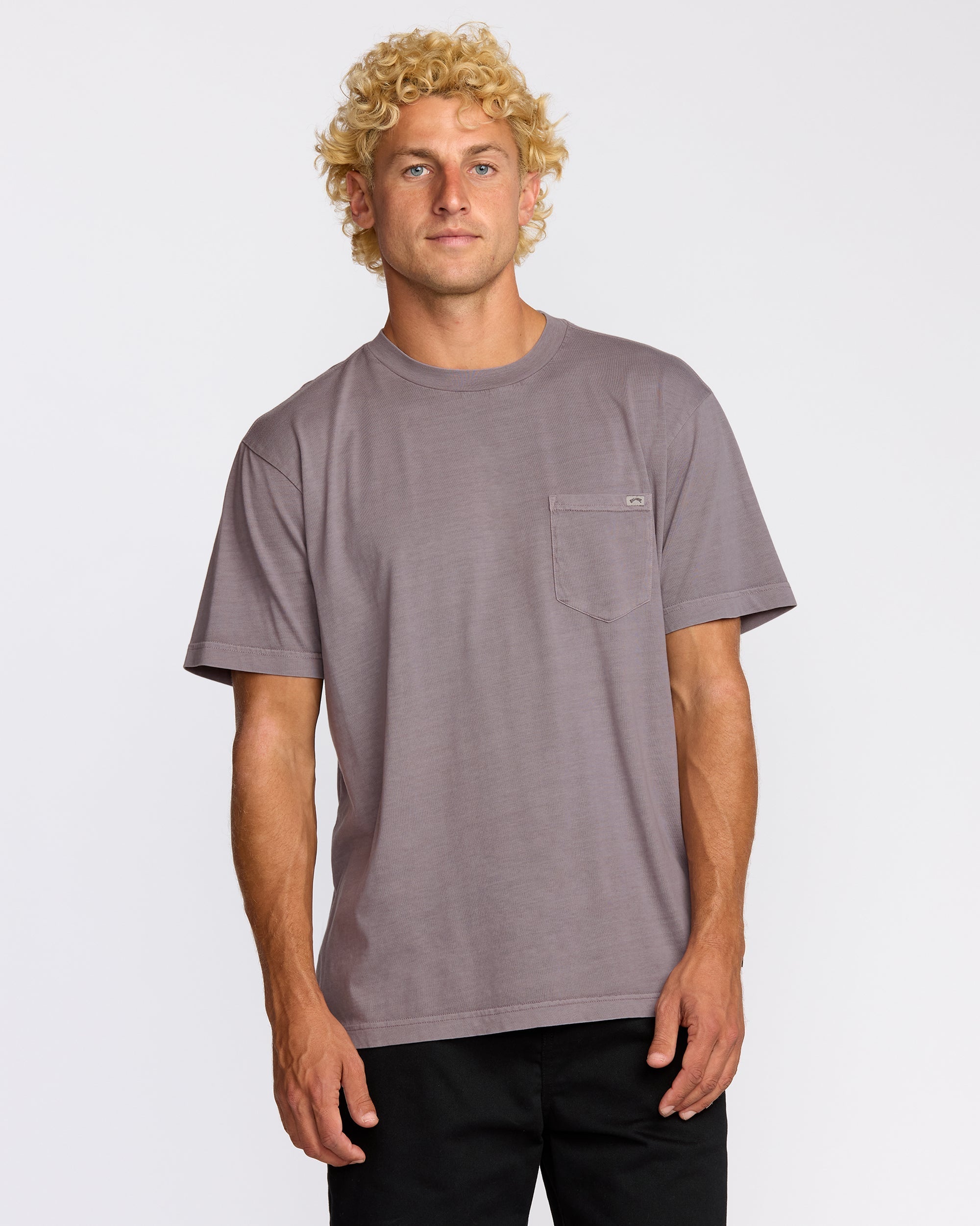 Essential Premium Wave Wash T-Shirt - Grey Violet