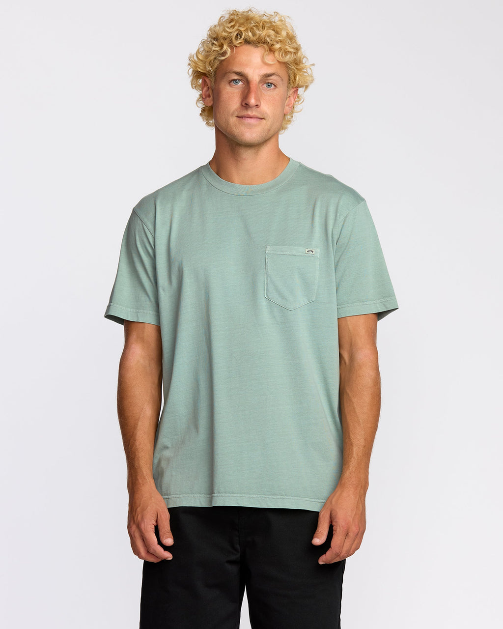 Essential Premium Wave Wash T-Shirt - Mineral Blue