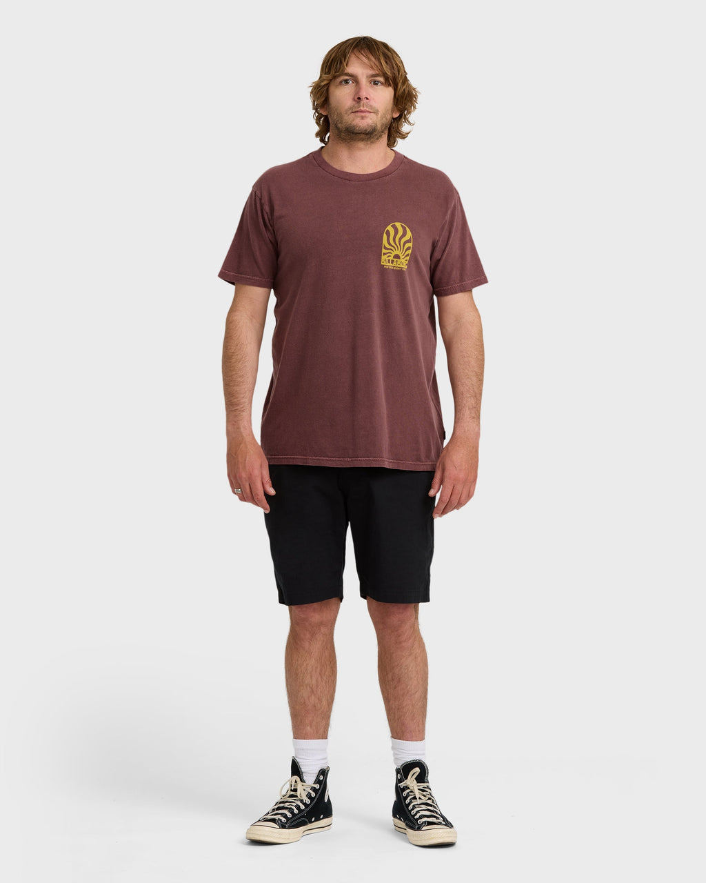 Sun Rays Premium Ww Short Sleeve T-Shirt - Plum