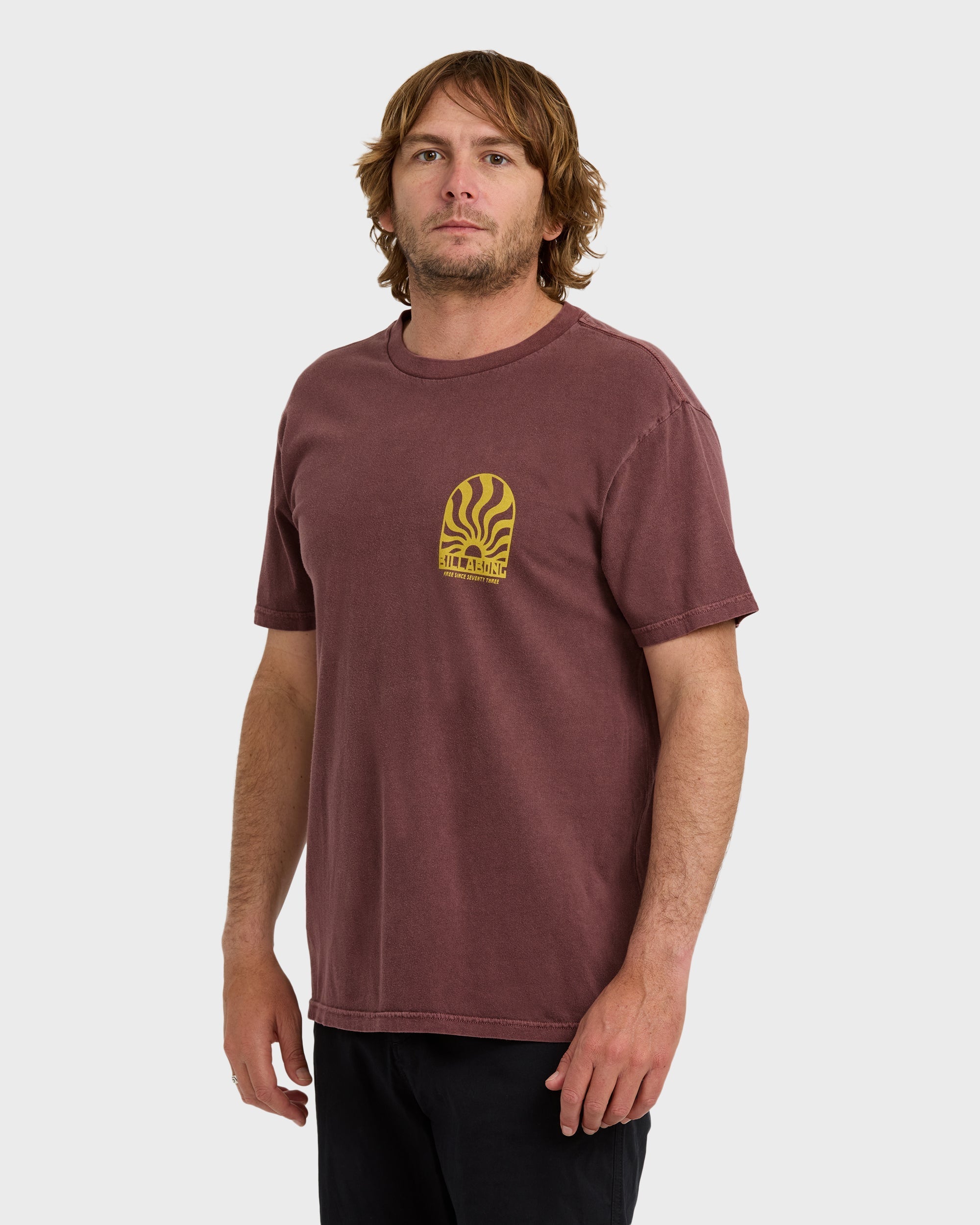 Sun Rays Premium Ww Short Sleeve T-Shirt - Plum