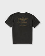 Wingspan Garage Regular Short Sleeve T-Shirt - Washed Black