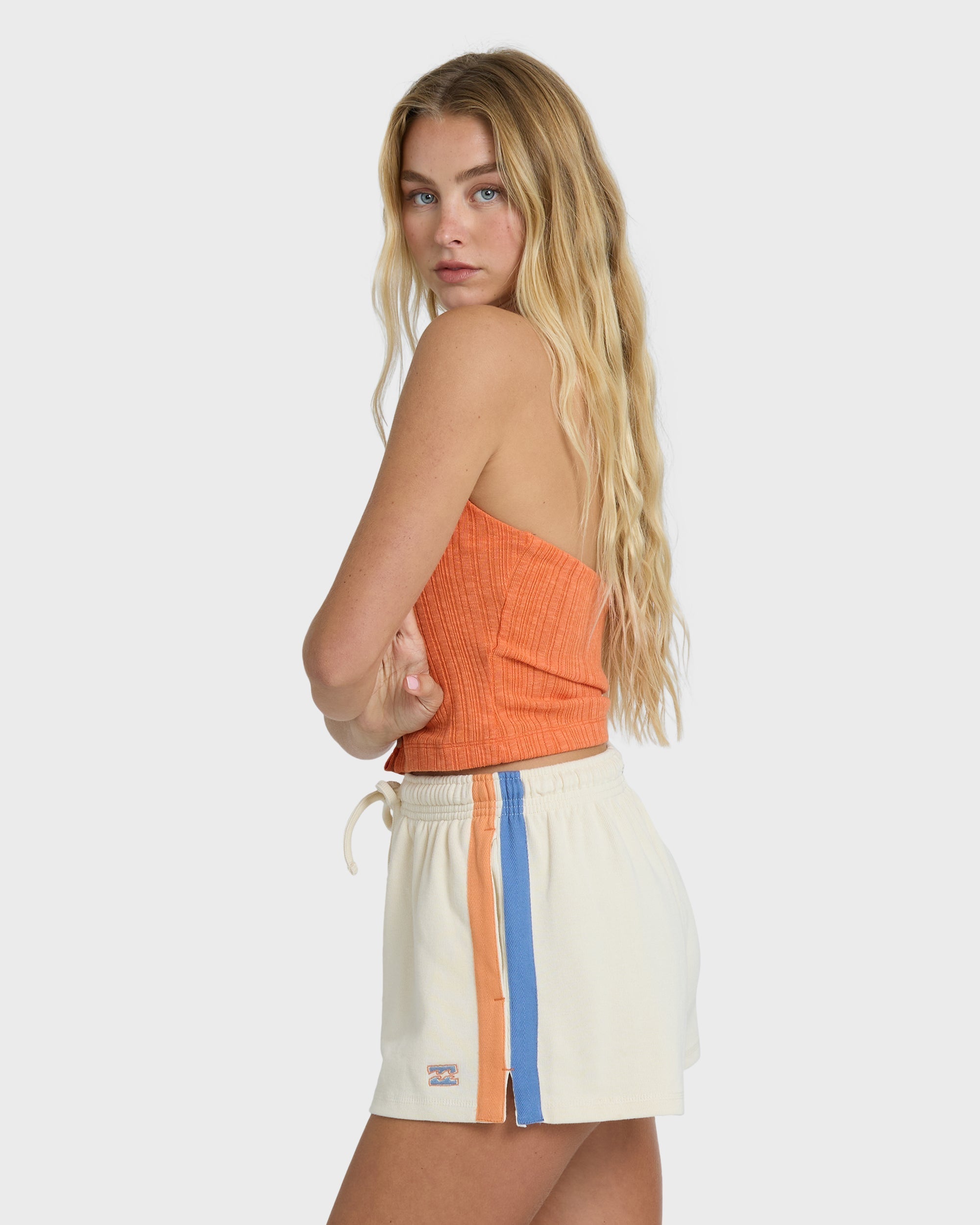 Friday Night Knit Halter Top - Saffron