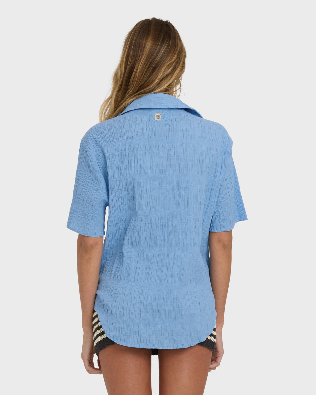 Laura Short Sleeve Shirt - Blue Drift