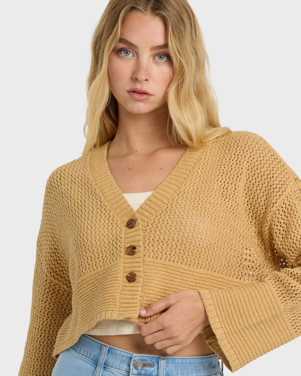 Tavi Cardigan - Sand