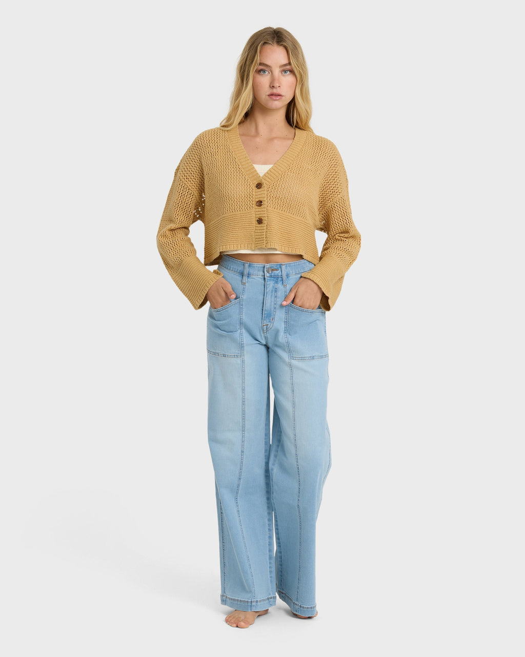 Tavi Cardigan - Sand