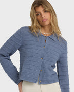 Ayla Sky Sweater - Stone Blue