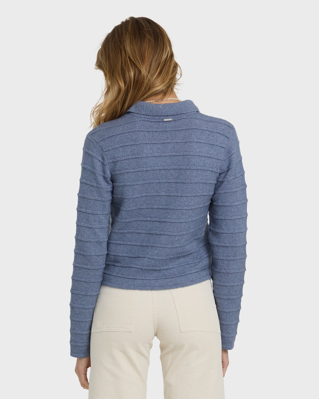 Ayla Sky Sweater - Stone Blue