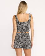 Sunflower Shorts - Black White