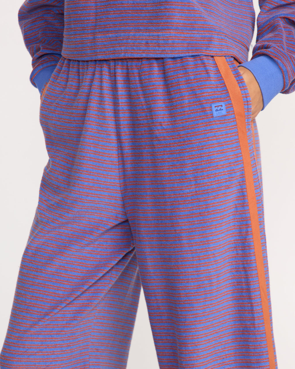 Date Palm Terry Pants - Iris